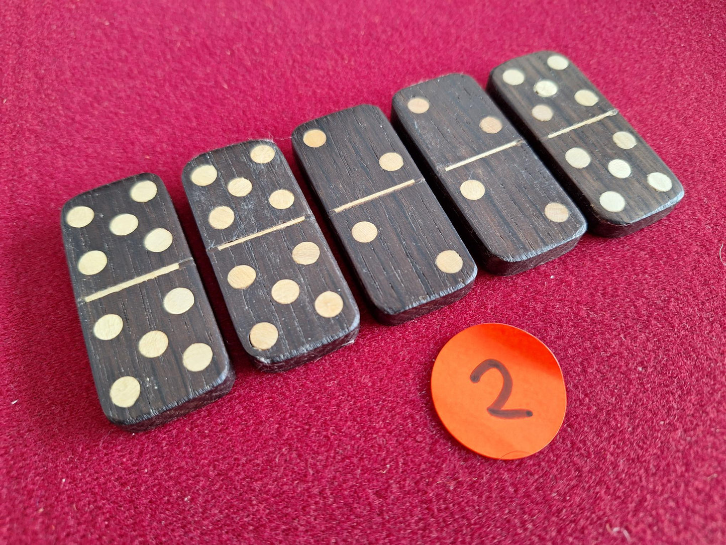 Limited number of Dizzy Dominoes without box - set 2 - distressed look -magic trick